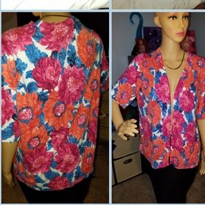 Floral cardigan